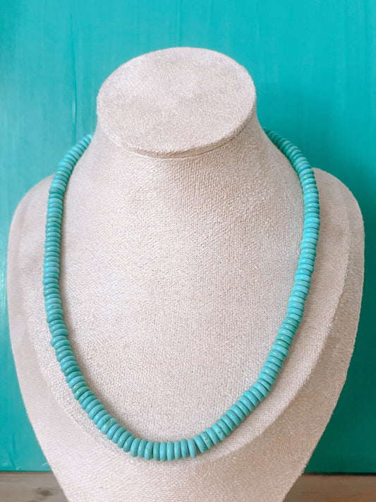 Turquoise Crystal Choker