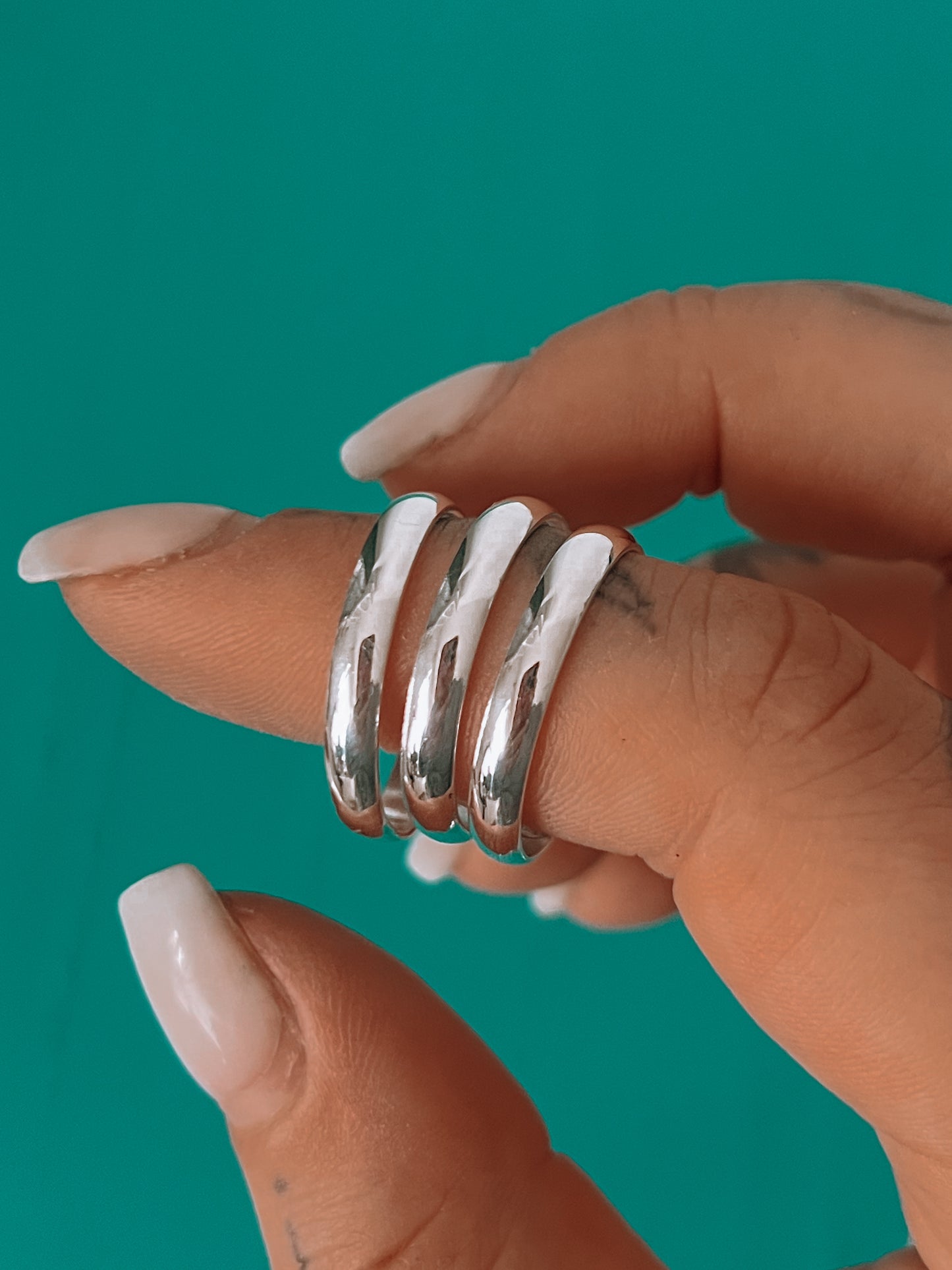 Silver Stacker Band (MTO)