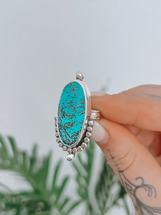 Shattuckite Ring (4.75)