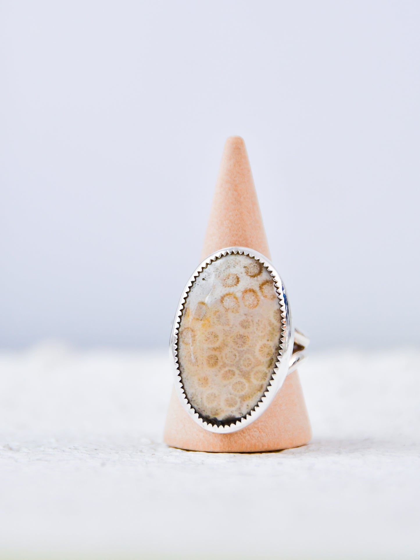 Fossilized Coral Ring (9)