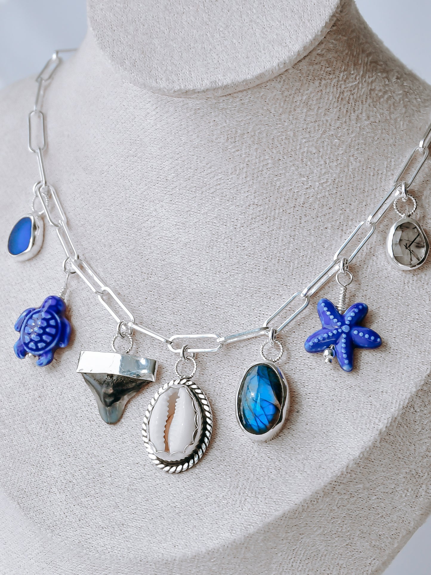 Collection Charm Necklace No.03 • Deep sea