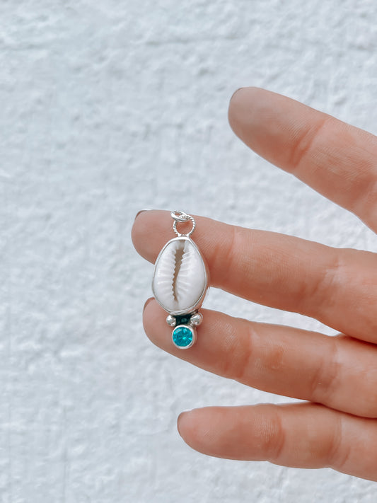 Cowrie Shell x CZ Charm