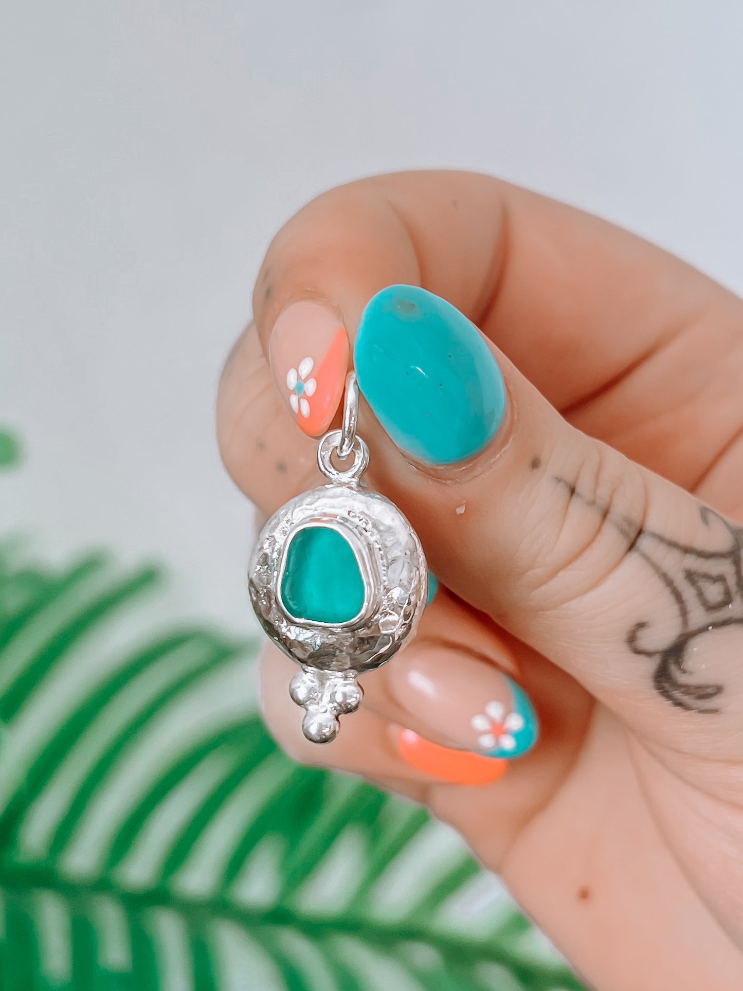 Seaglass Charm