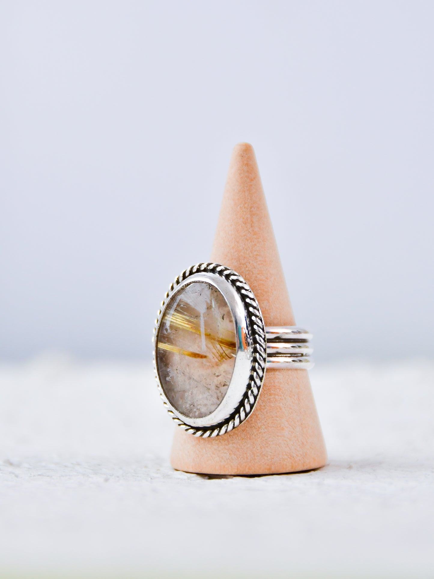 Rutile Quartz Ring (8.5)