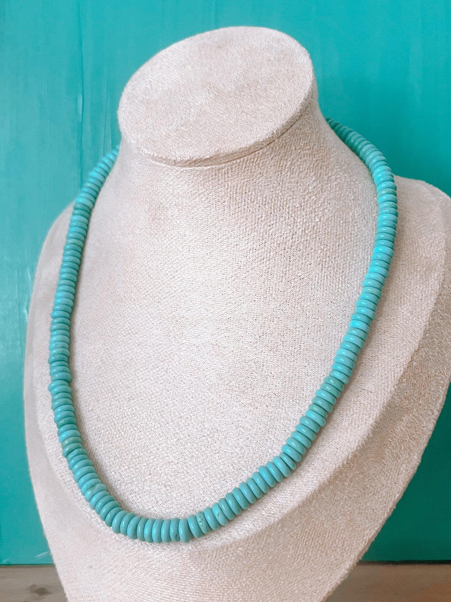 Turquoise Crystal Choker