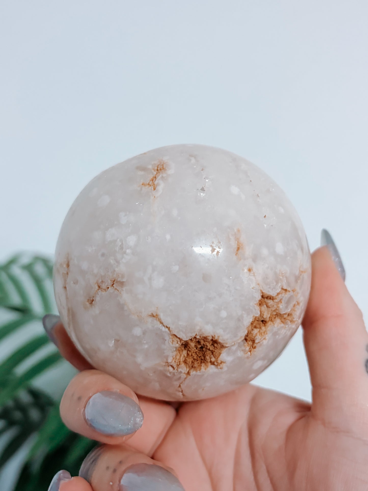 Druzy Quartz Sphere