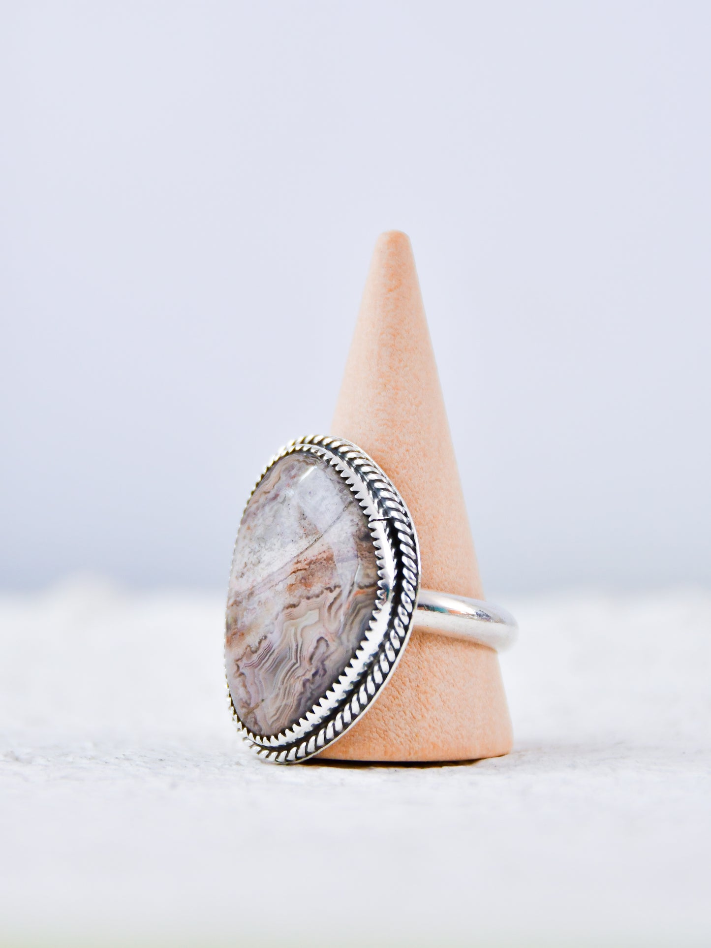 Crazy Lace Agate Ring (10.75)