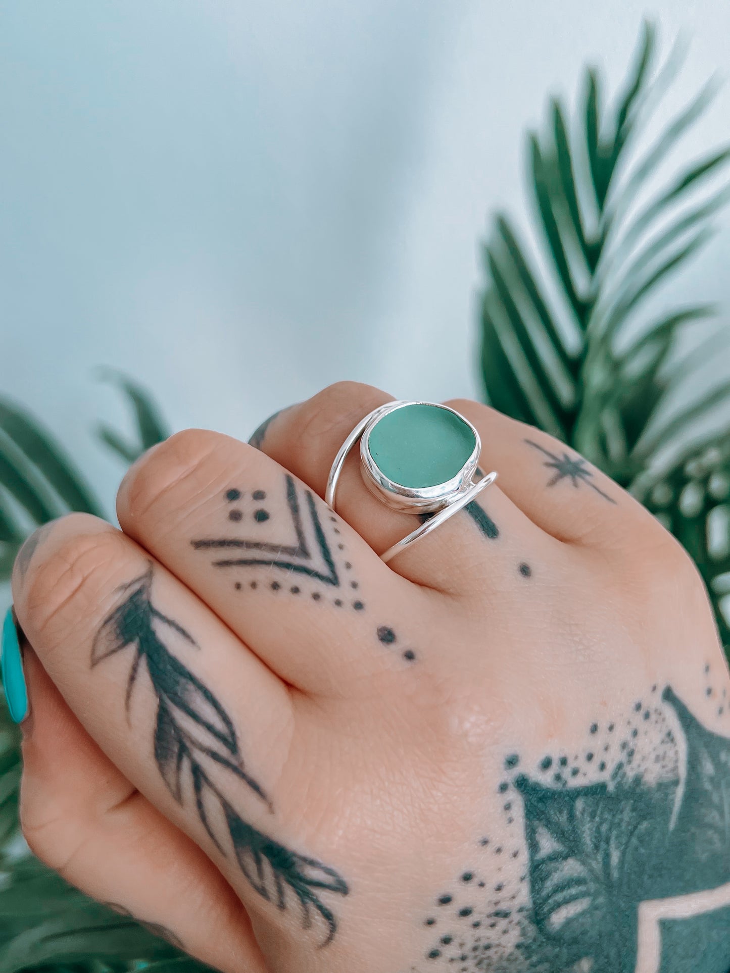 Seaglass Ocean Eye Ring (10)