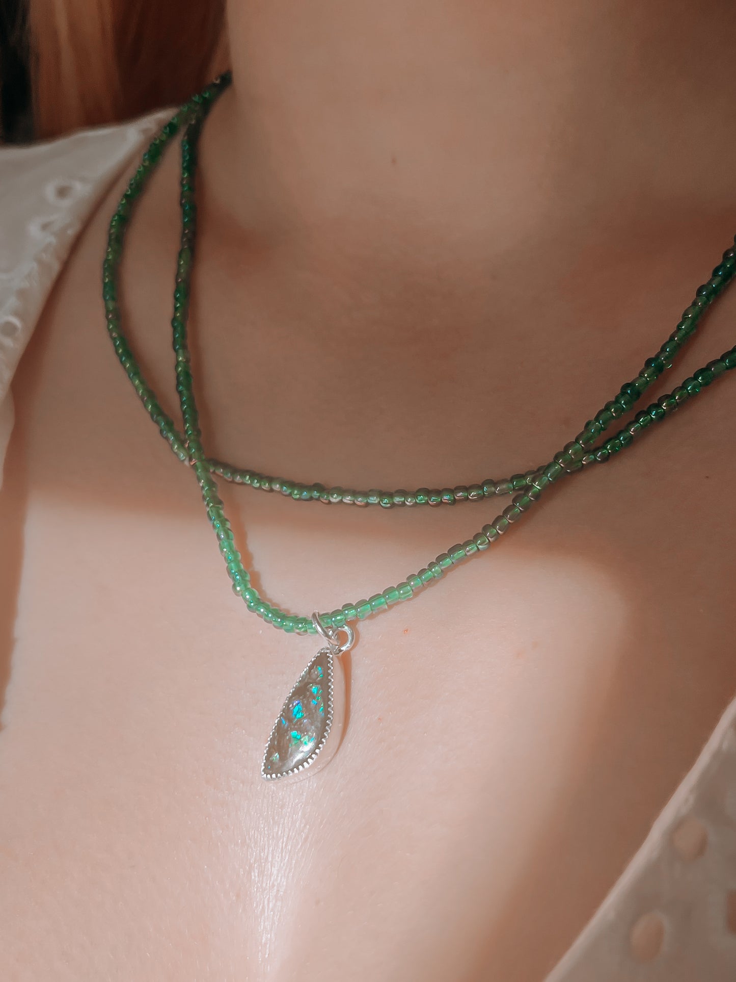 Ammolite Wrap Necklace