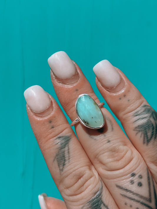 Peruvian Blue Opal Ring (5)