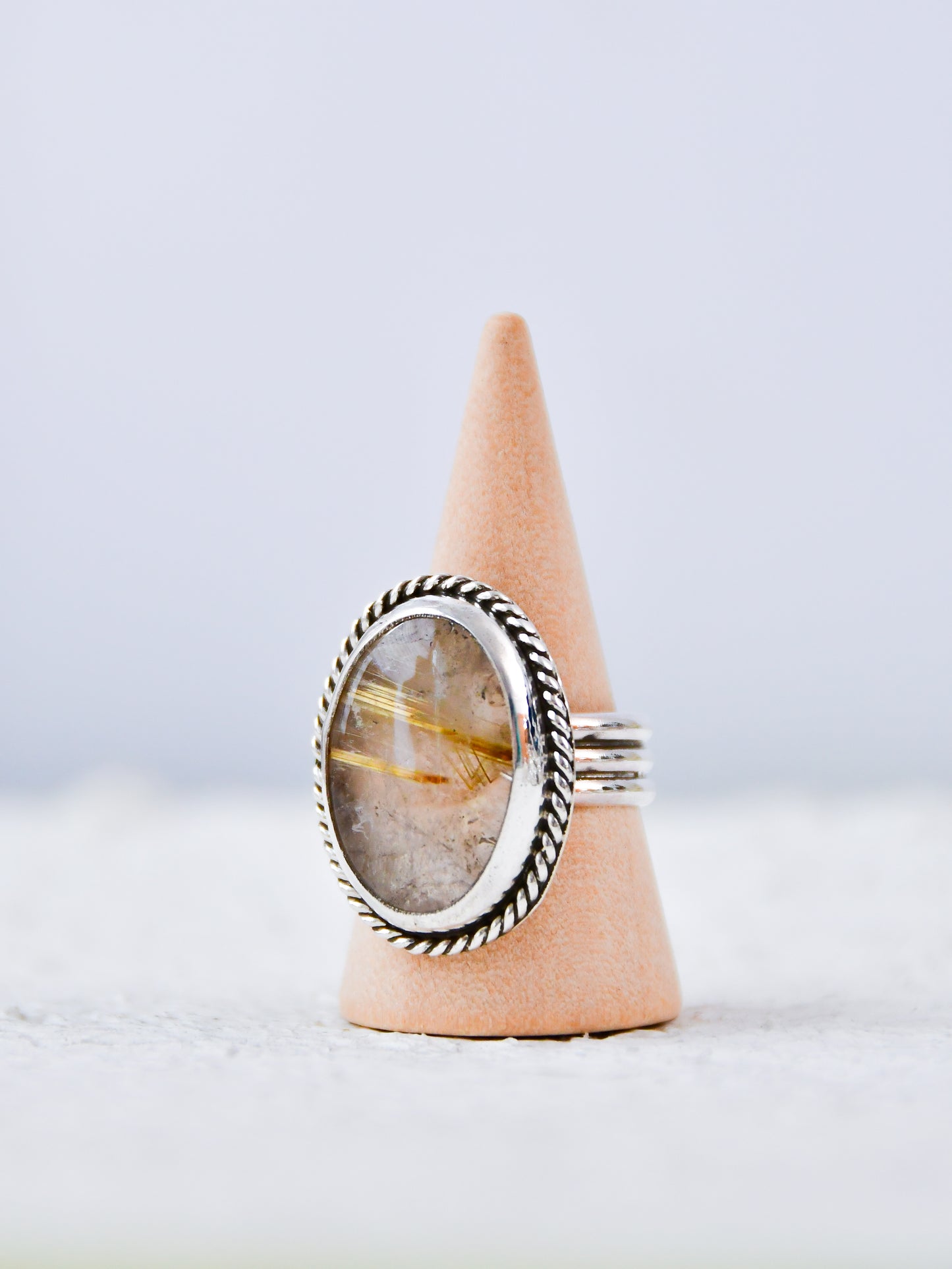 Rutile Quartz Ring (8.5)