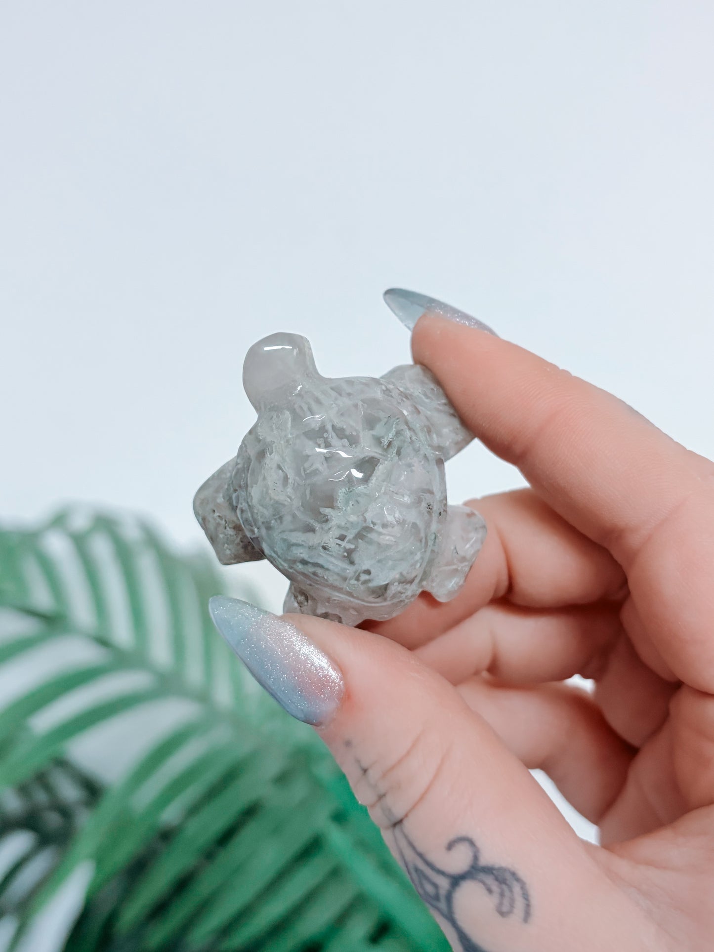 Moss Agate Turtle
