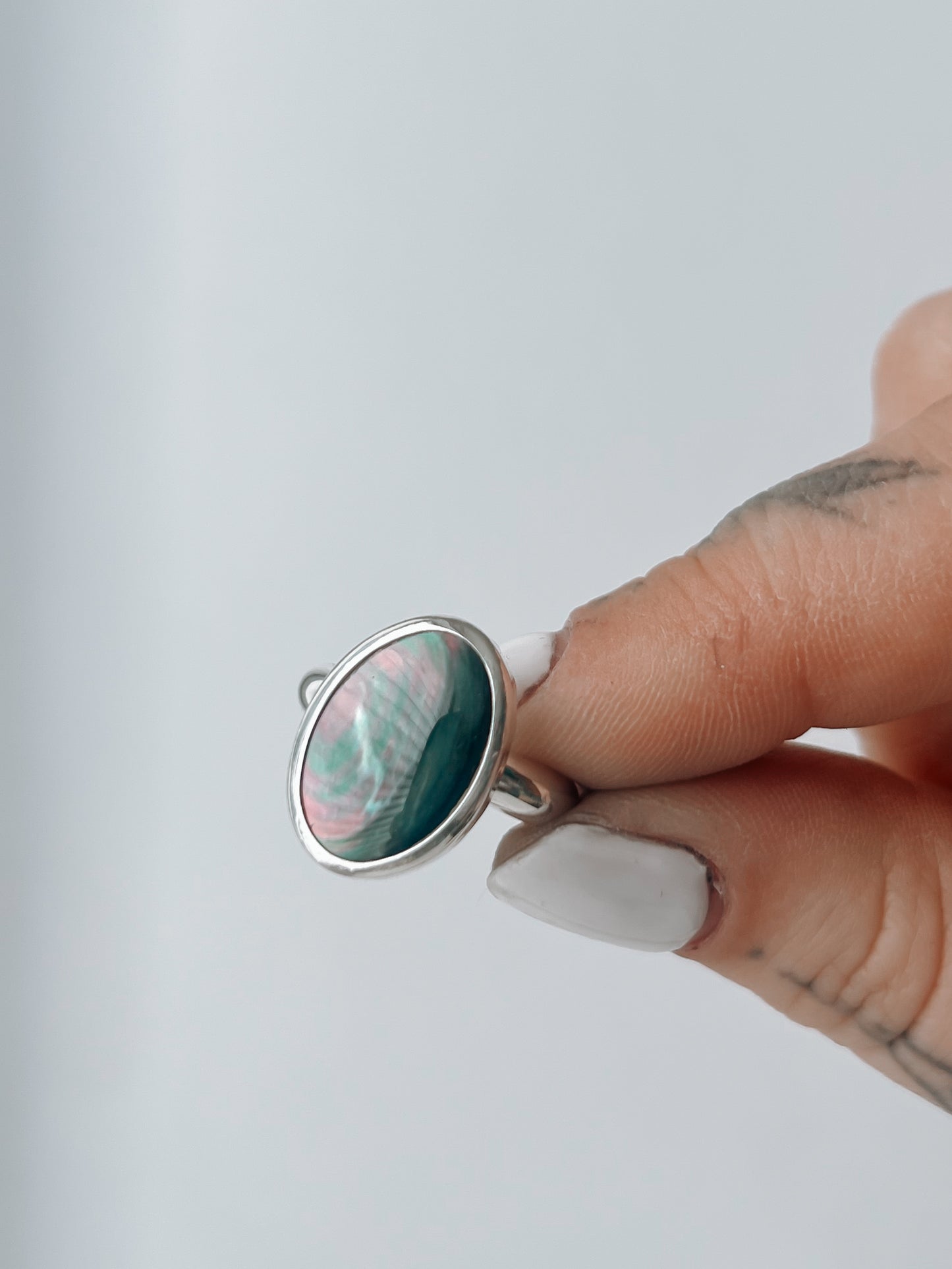 Black Mother of Pearl Ring