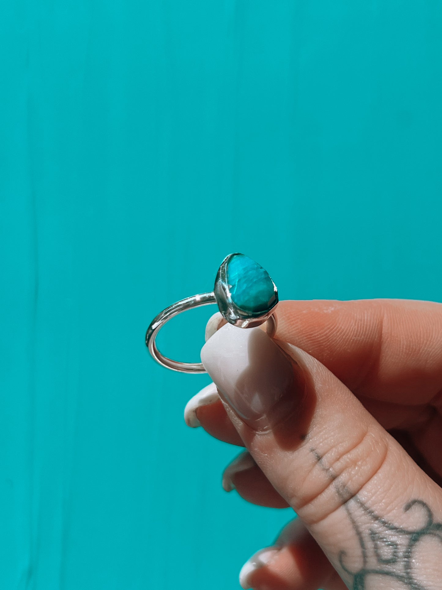 Chrysocholla Ring (8.5)