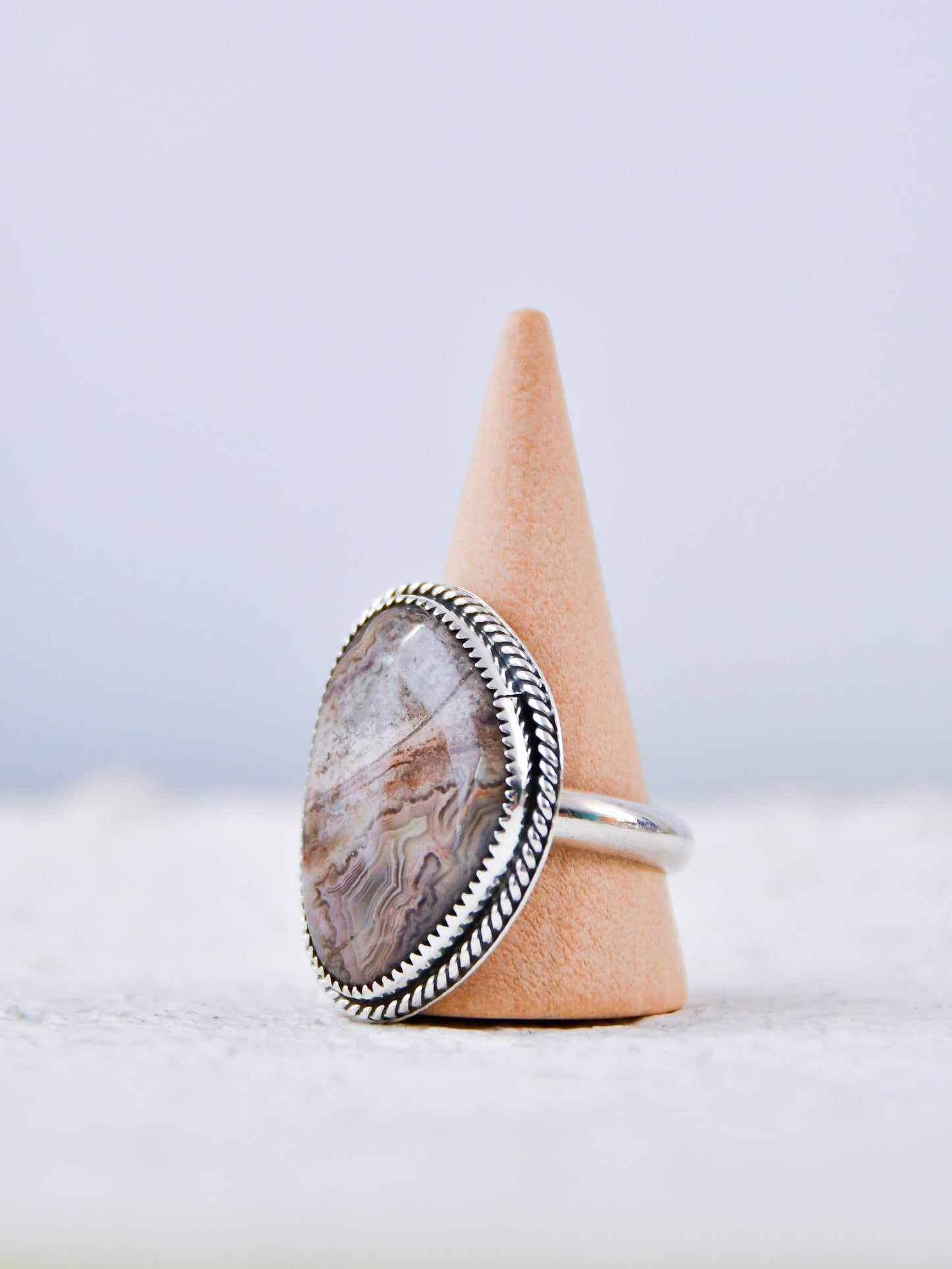 Crazy Lace Agate Ring (10.75)