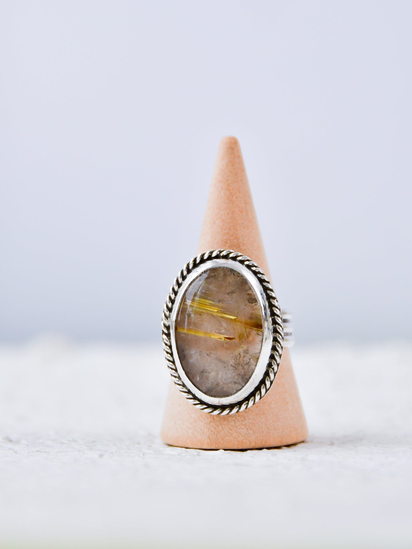 Rutile Quartz Ring (8.5)