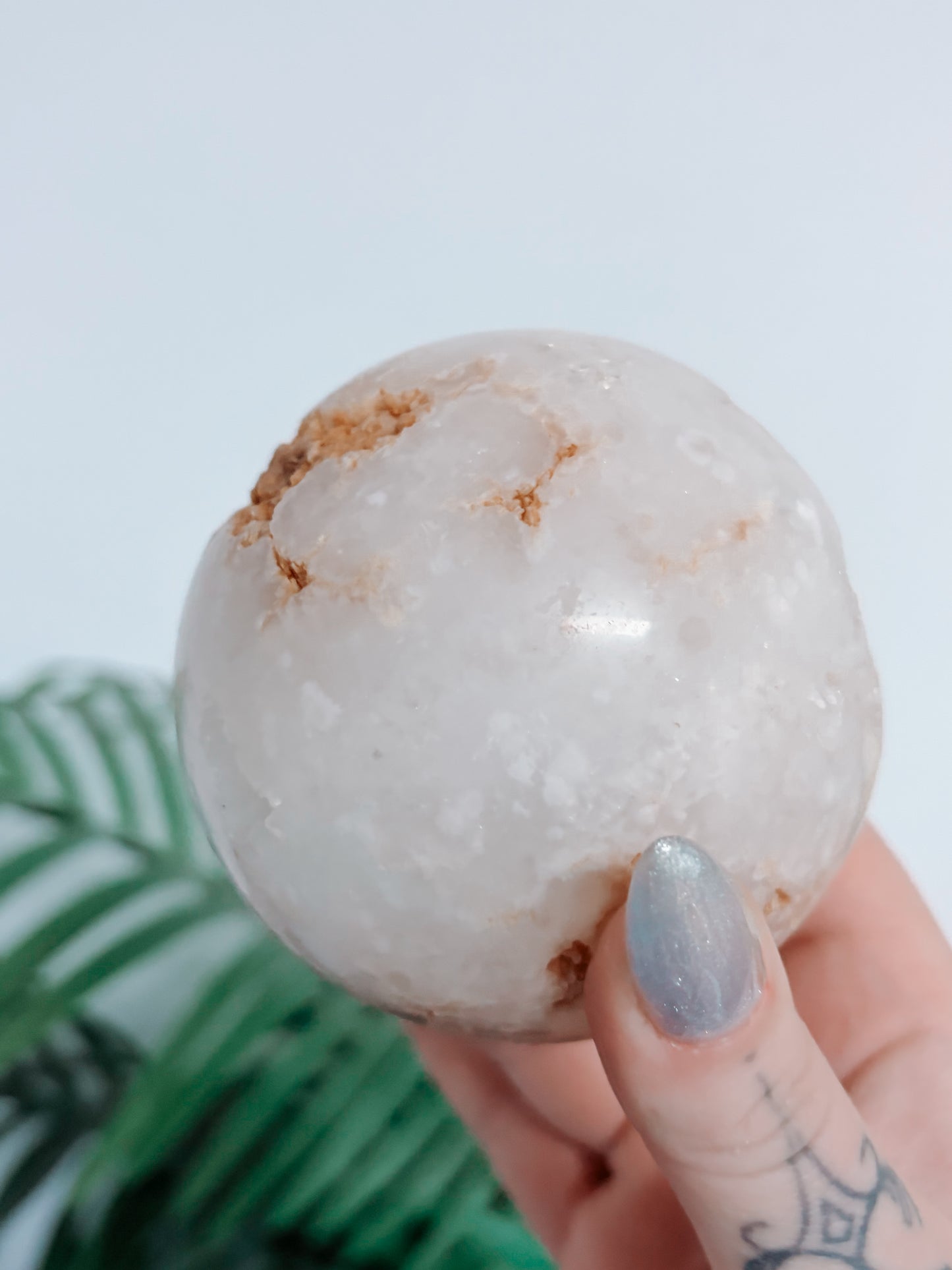 Druzy Quartz Sphere