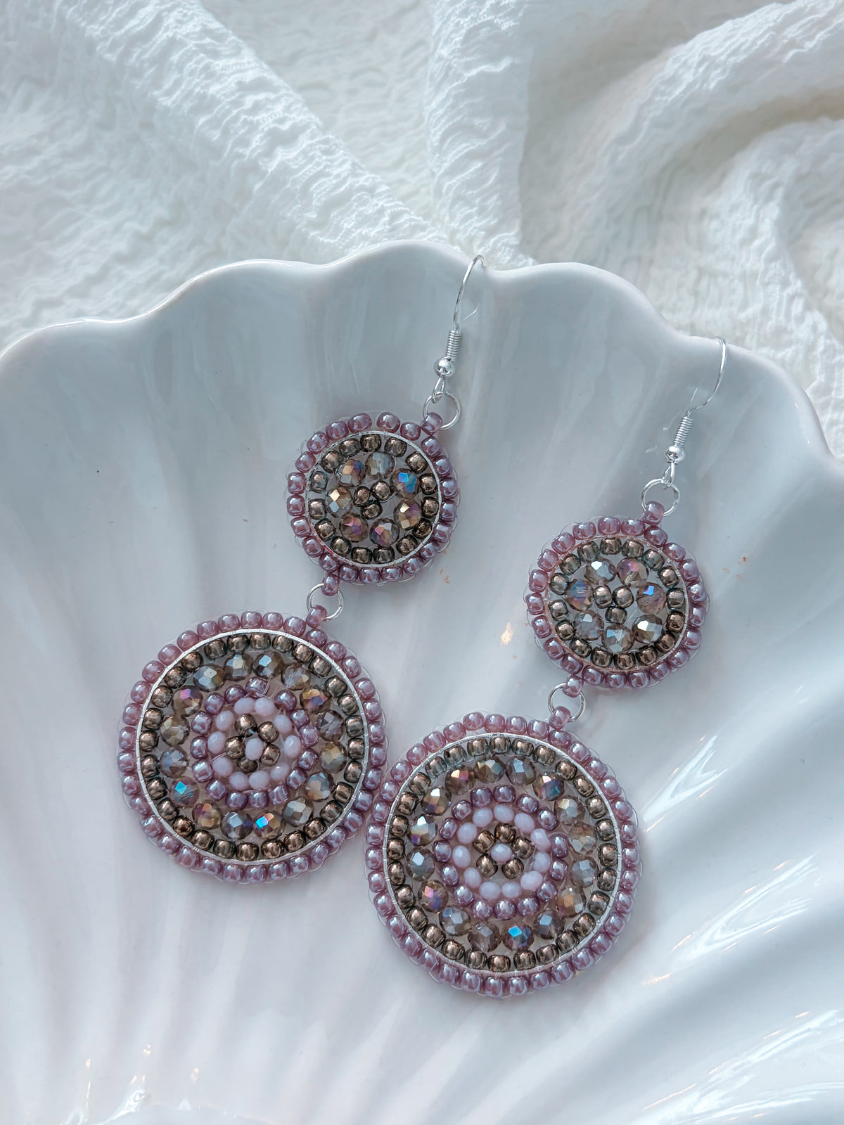 Maude - beaded earrings