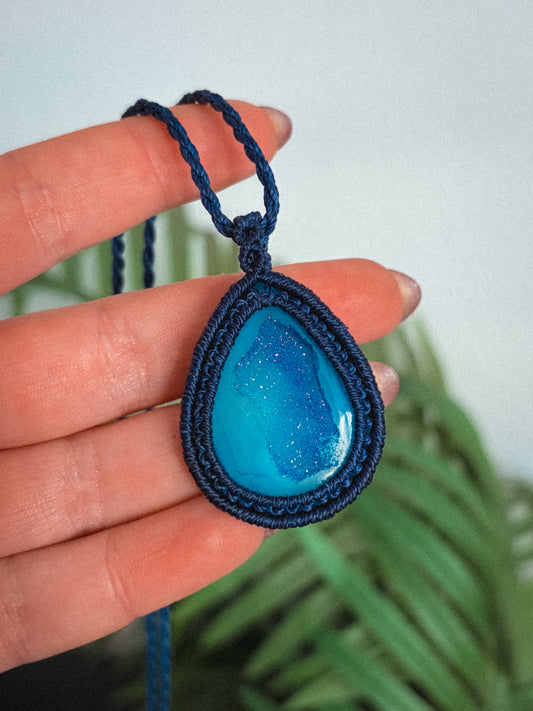 Dyed Agate Necklace
