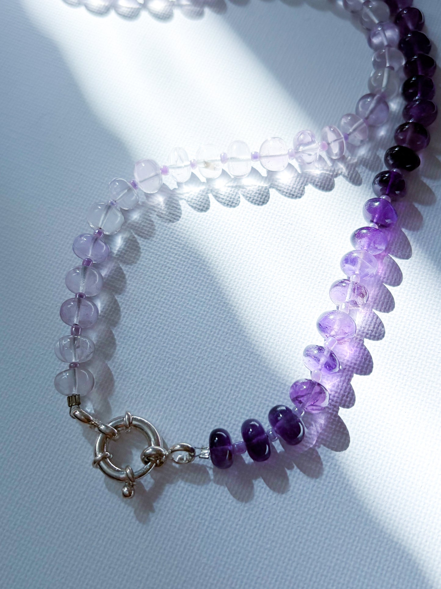 Amethyst - beaded Necklace