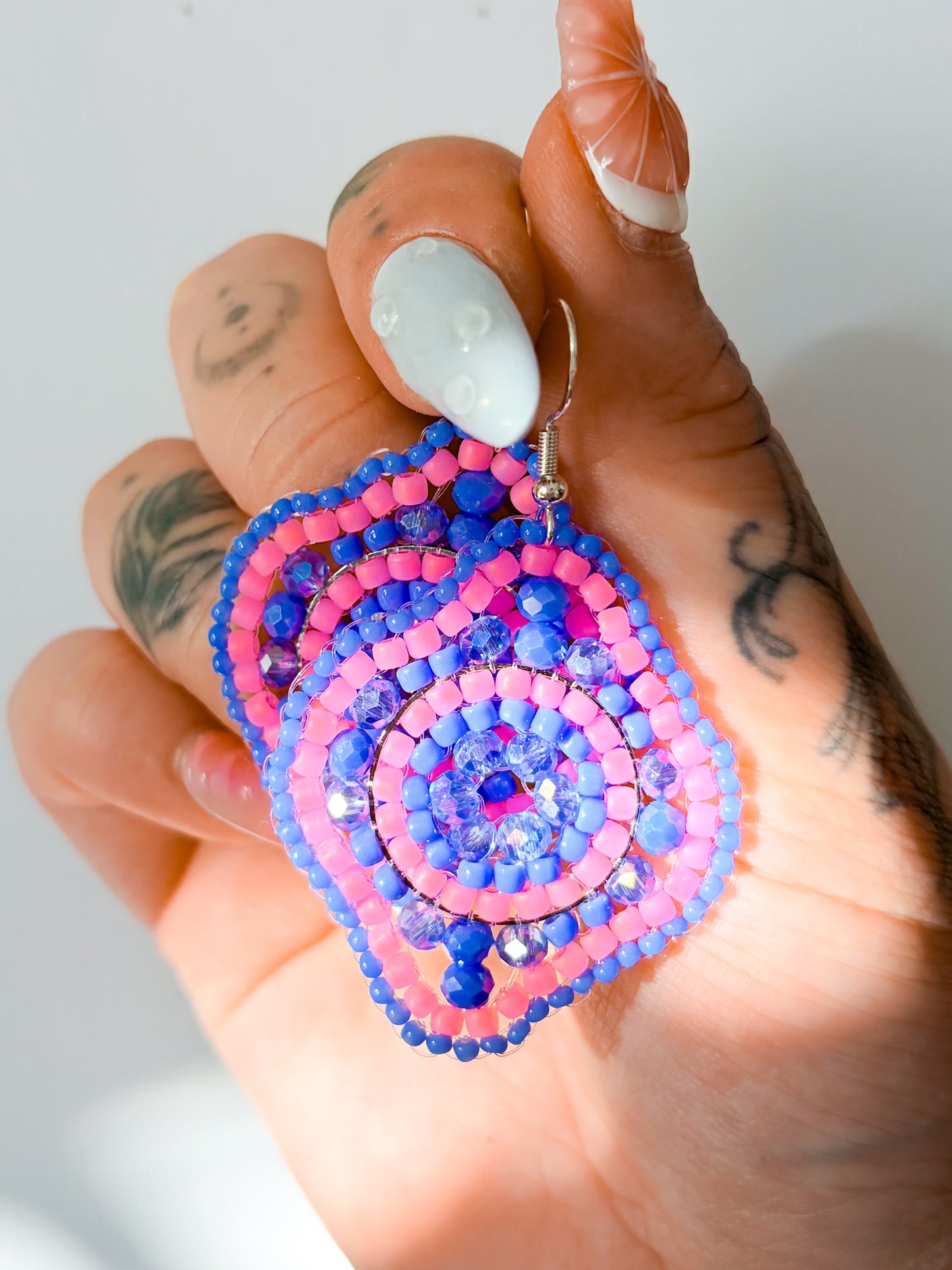Ace - beaded earrings