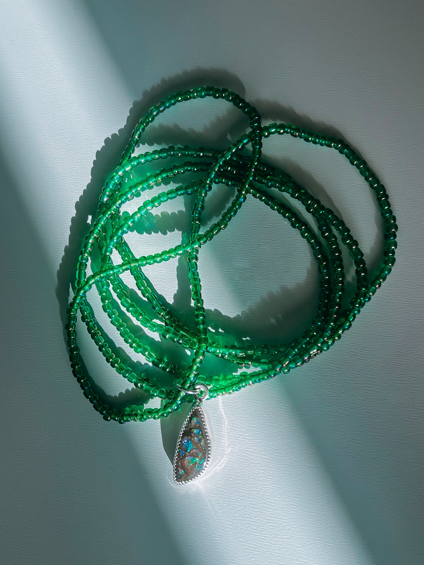 Ammolite Wrap Necklace