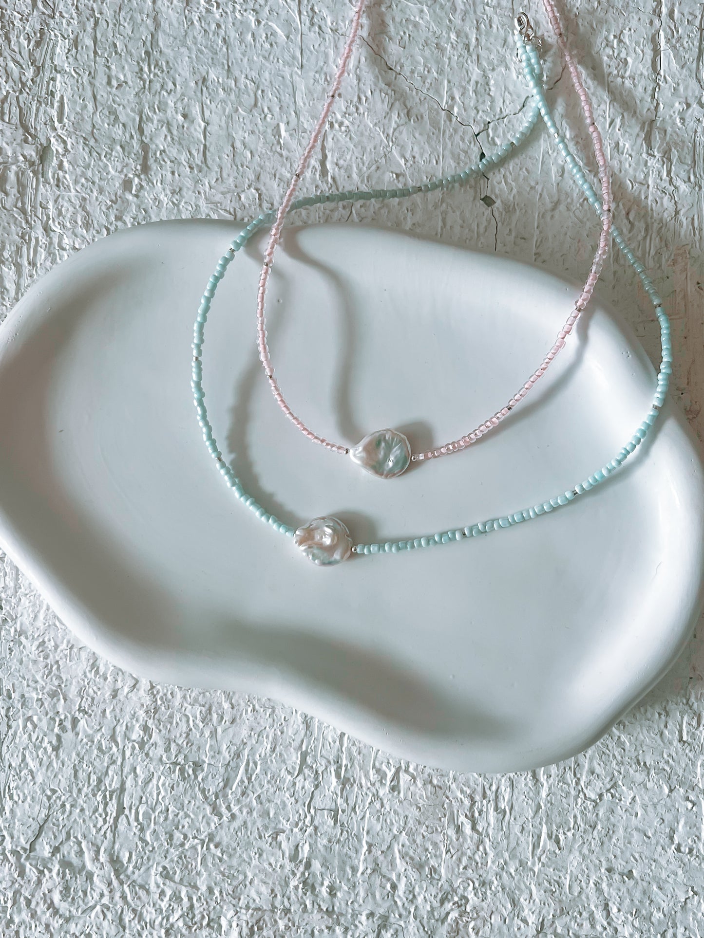 Pastel Pearl Necklace