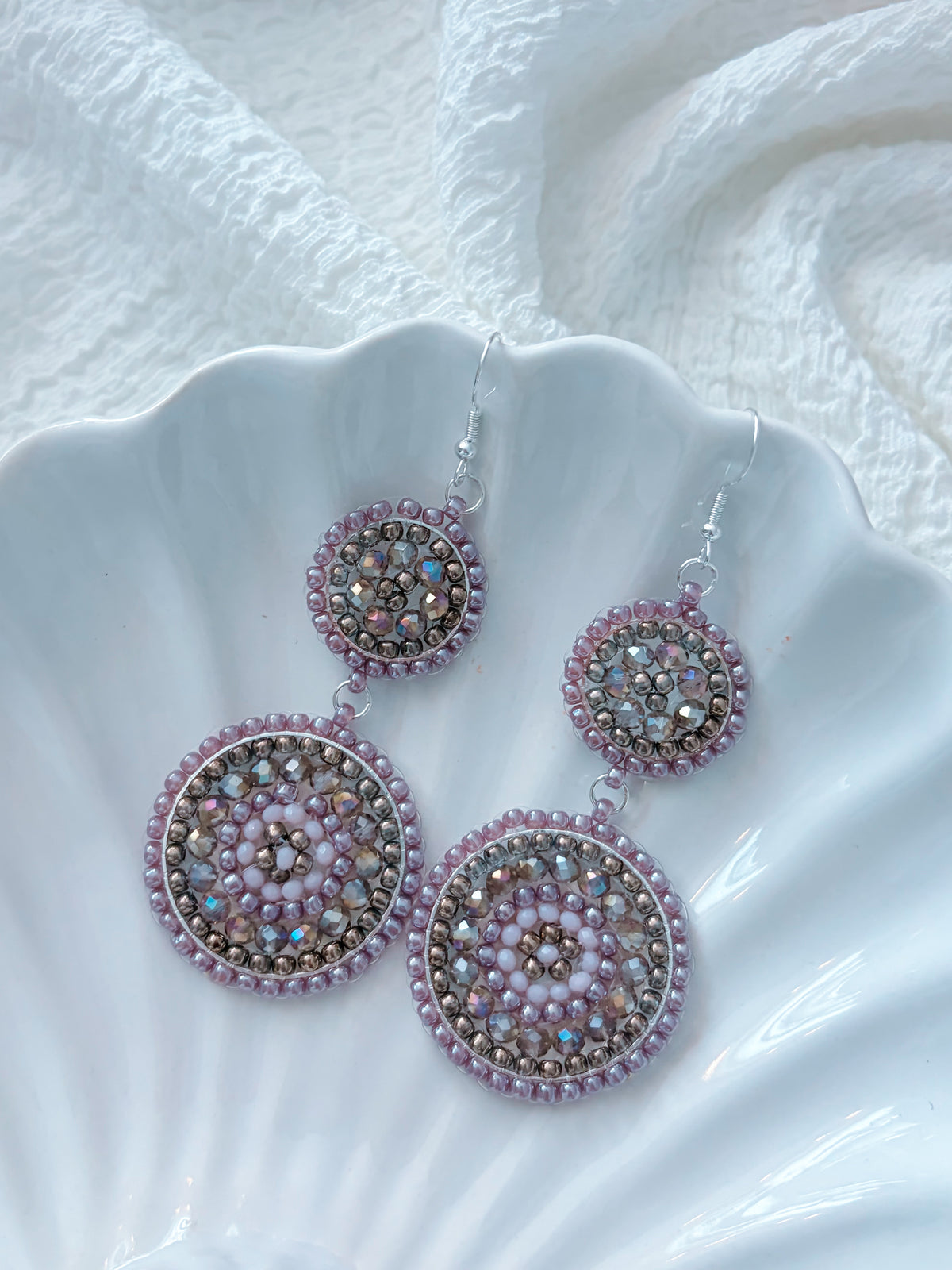 Maude - beaded earrings
