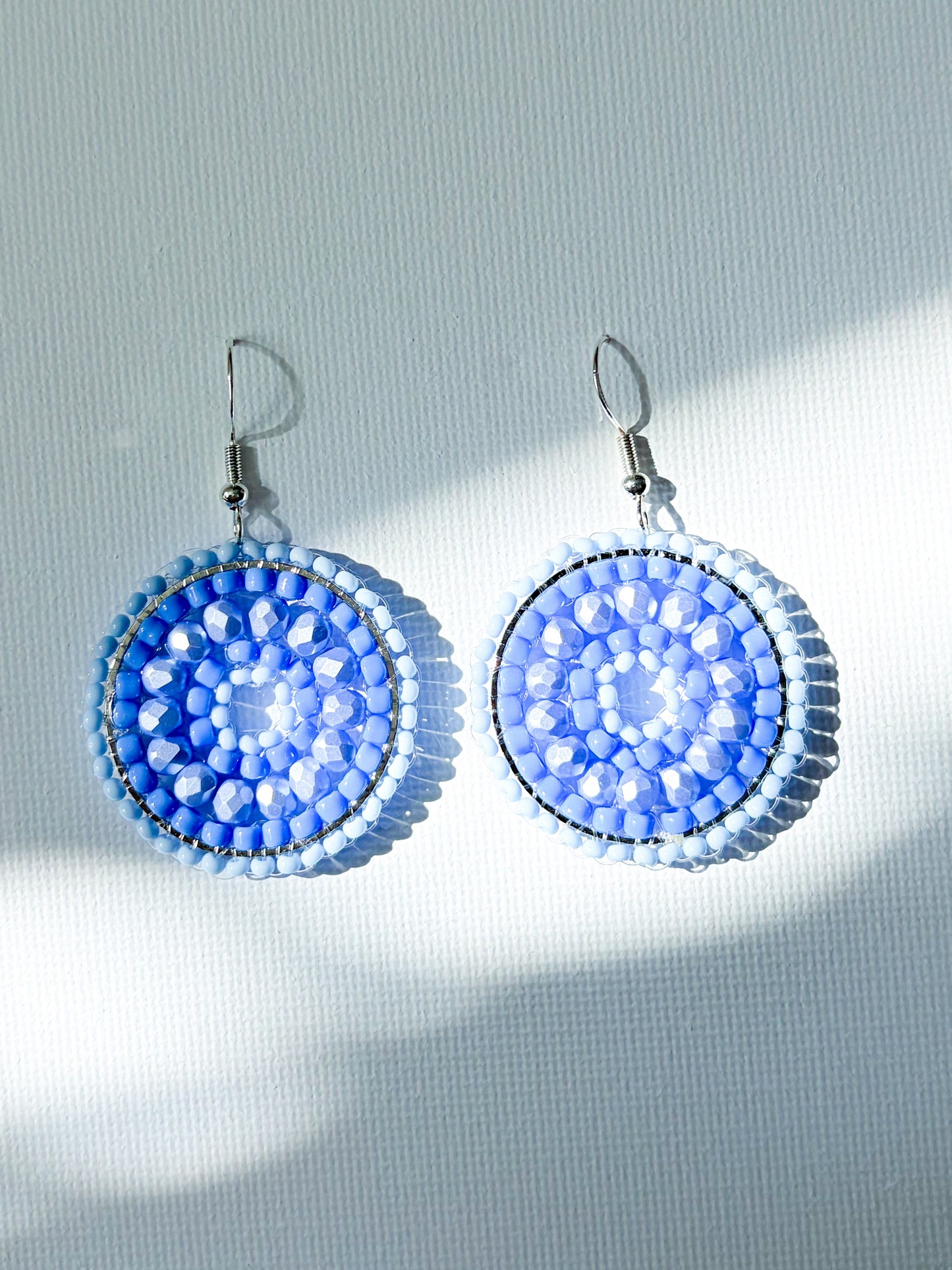 April Rain - beaded earrings