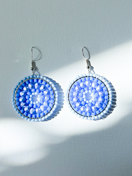 April Rain - beaded earrings