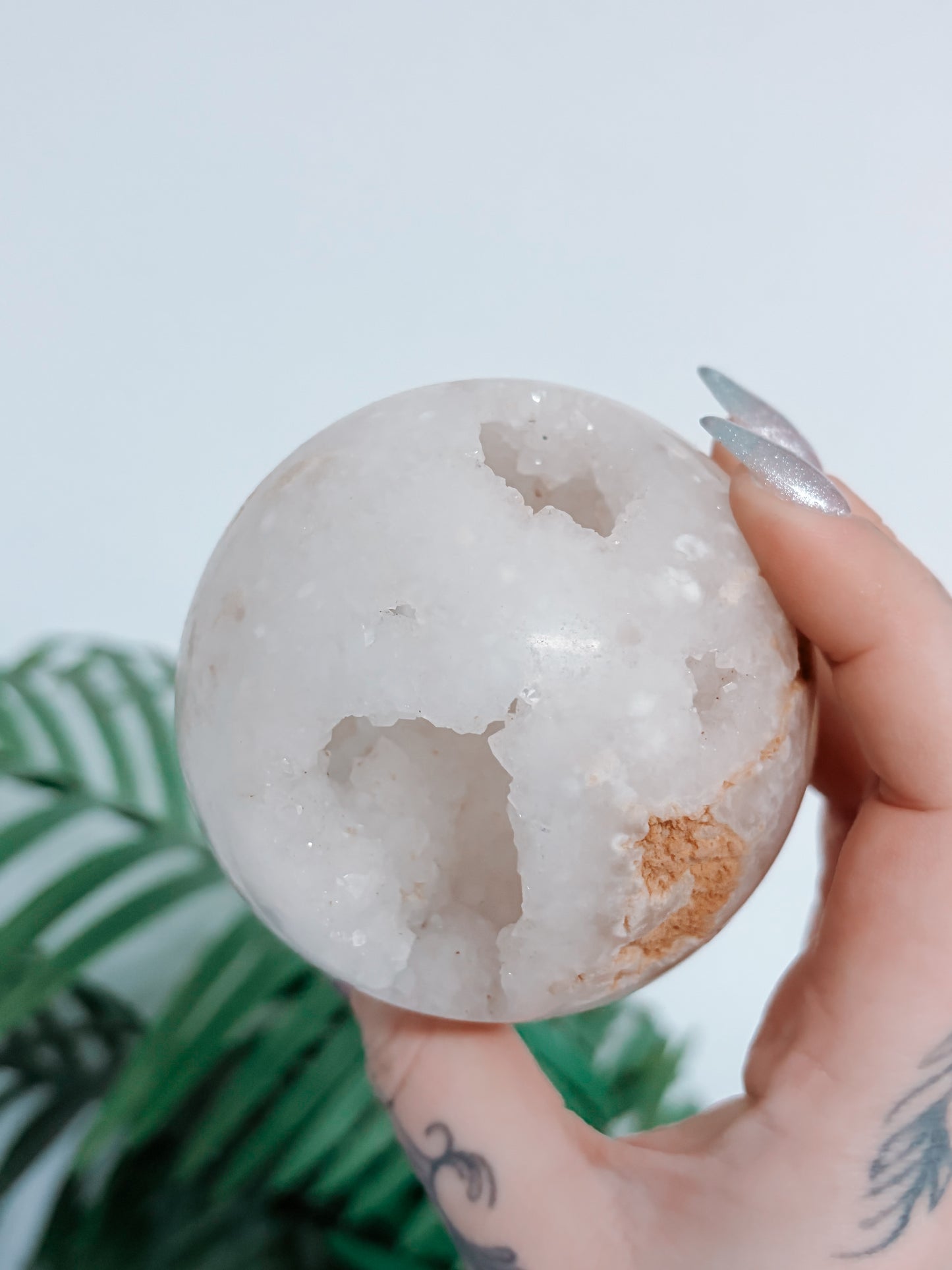 Druzy Quartz Sphere