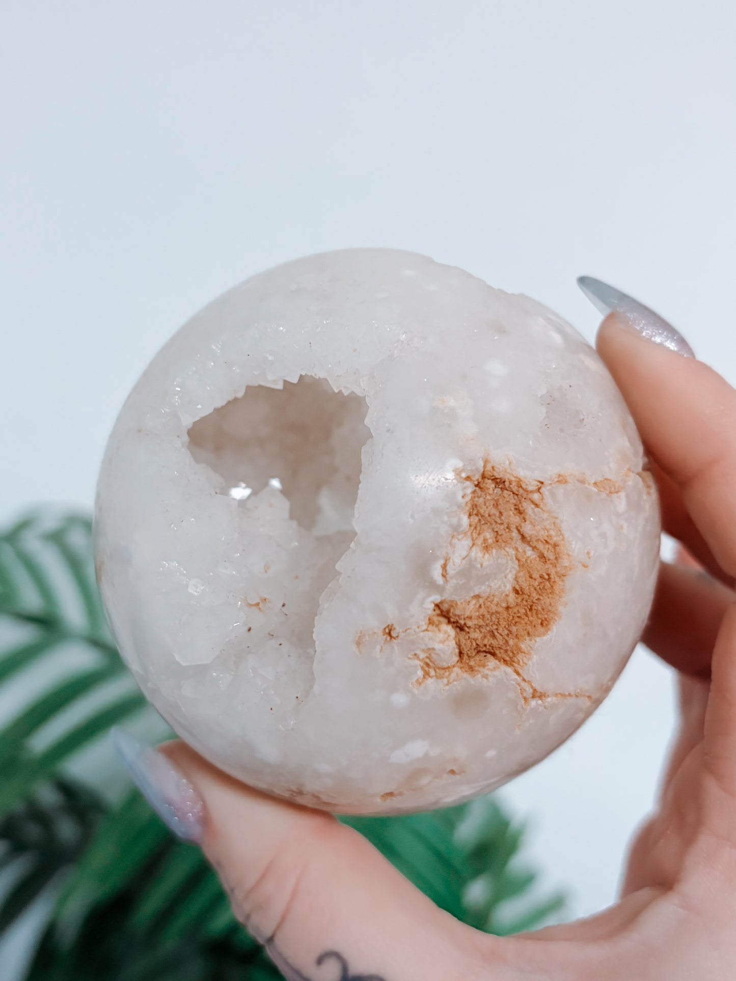 Druzy Quartz Sphere