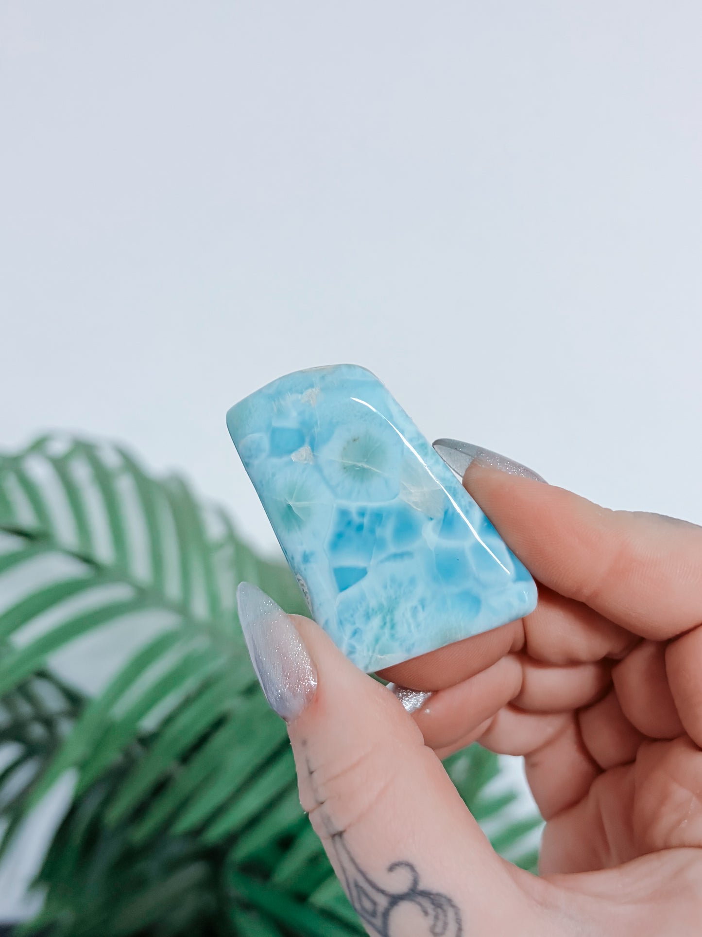 Larimar - polished freeform