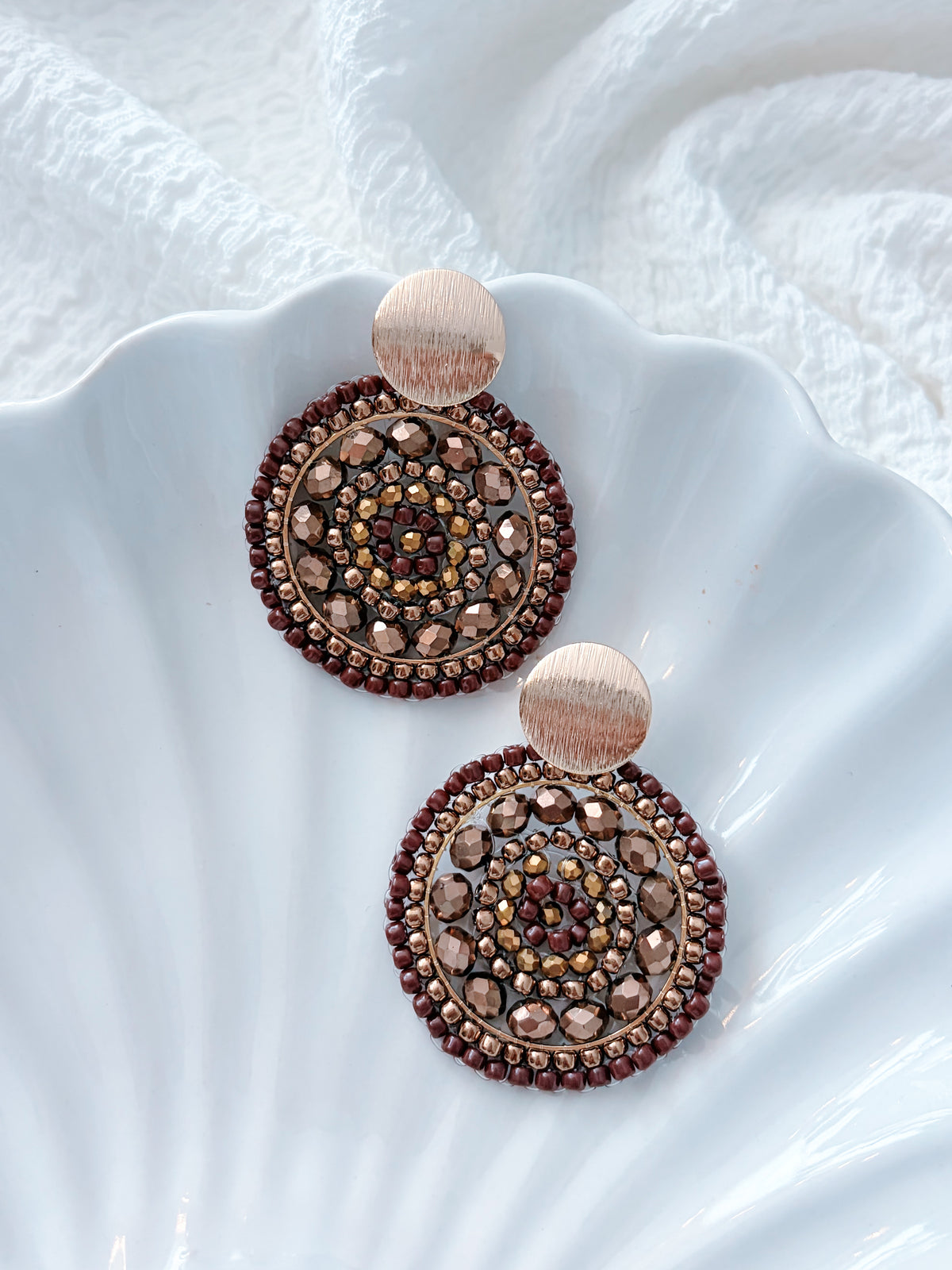 Artemis - beaded earrings