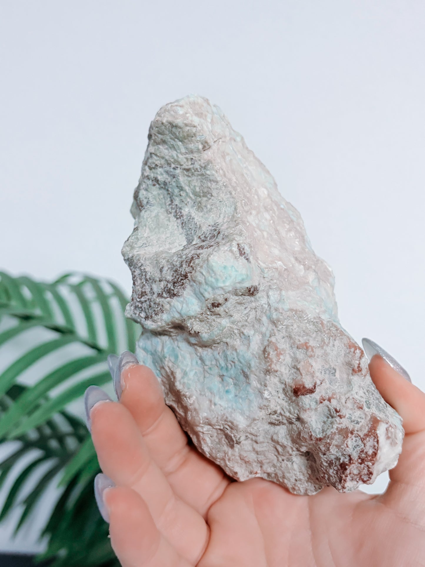 Larimar Freeform - half polished 900g 1A Quality
