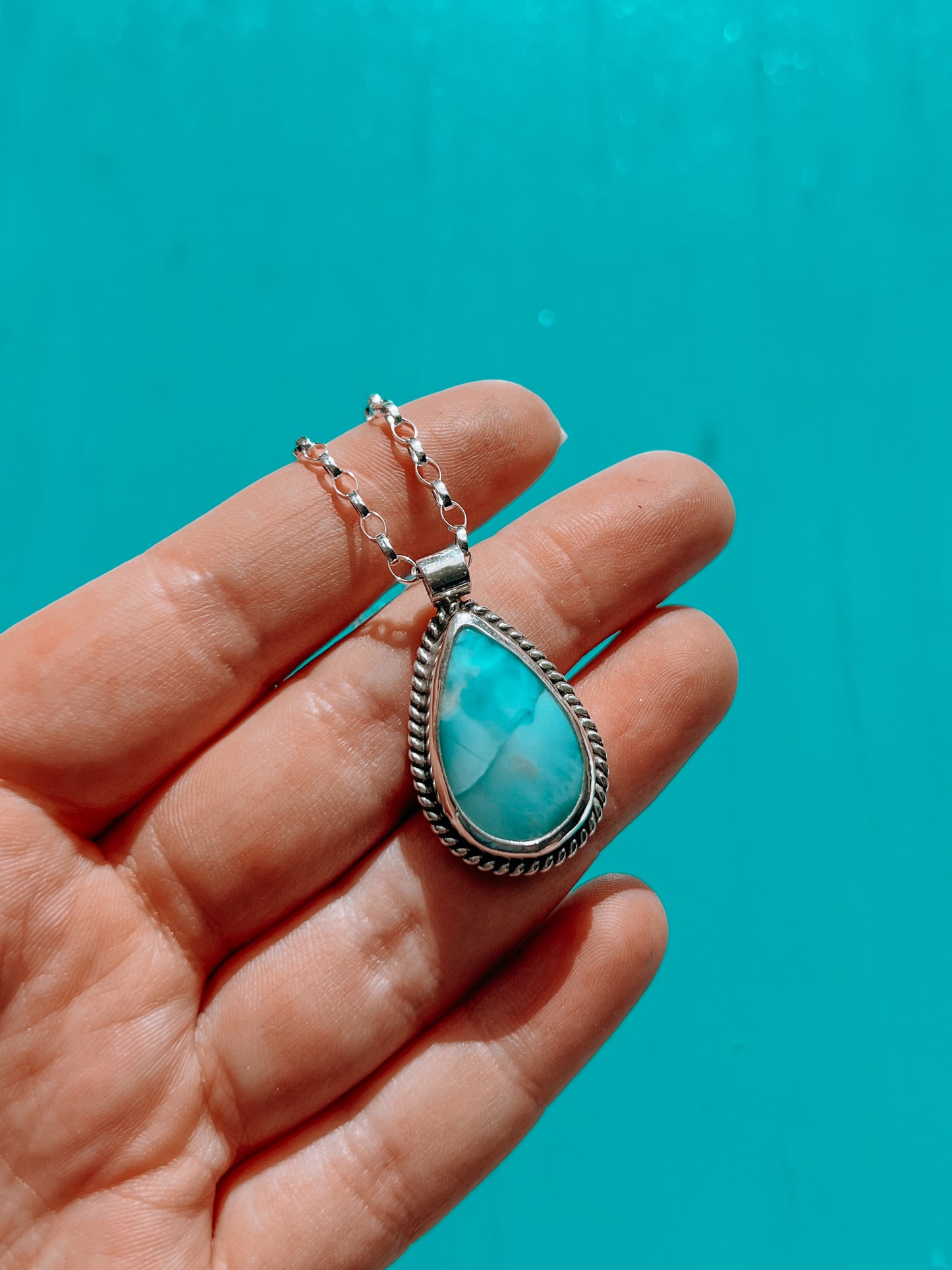Larimar Necklace