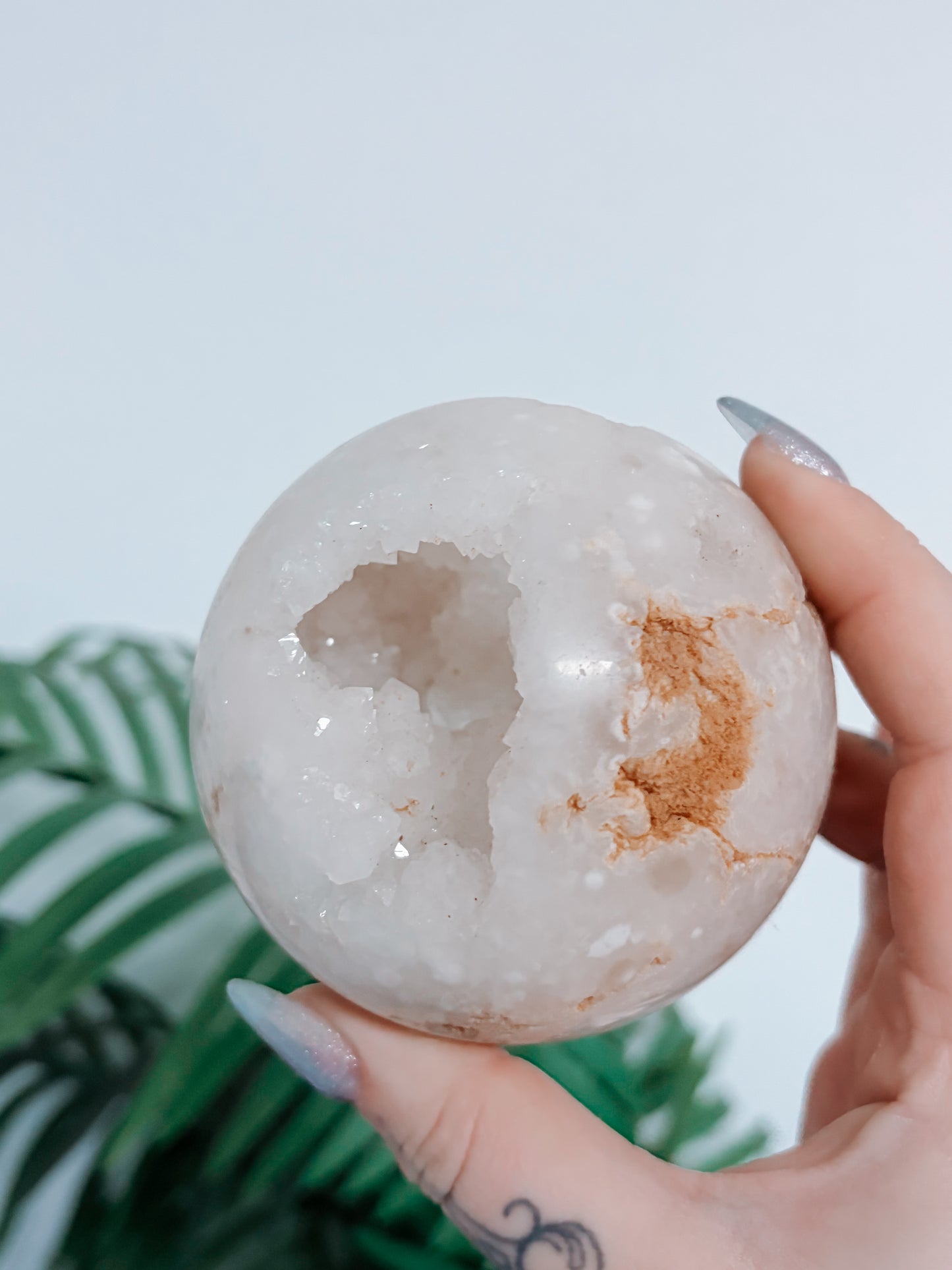Druzy Quartz Sphere