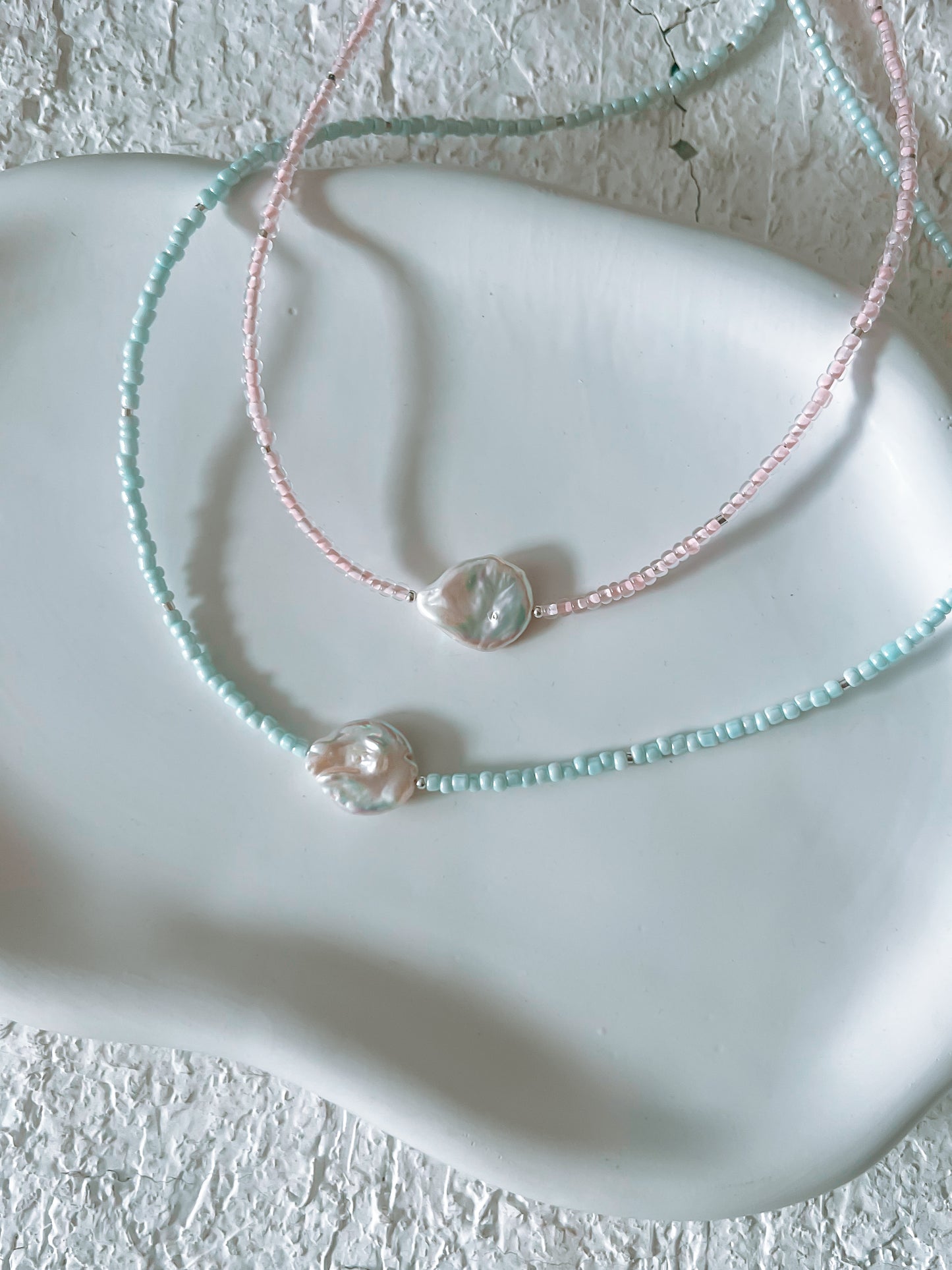 Pastel Pearl Necklace
