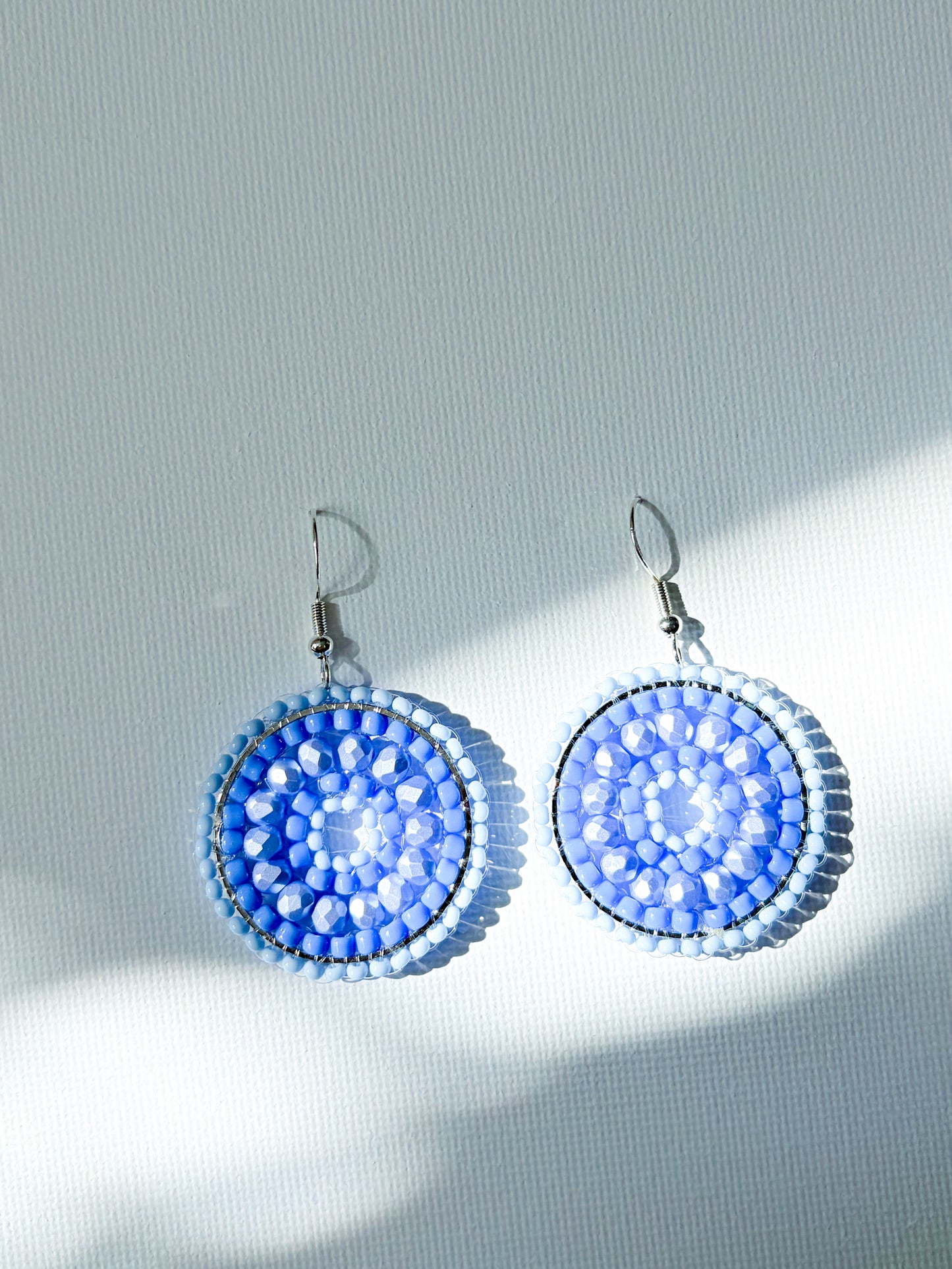 April Rain - beaded earrings