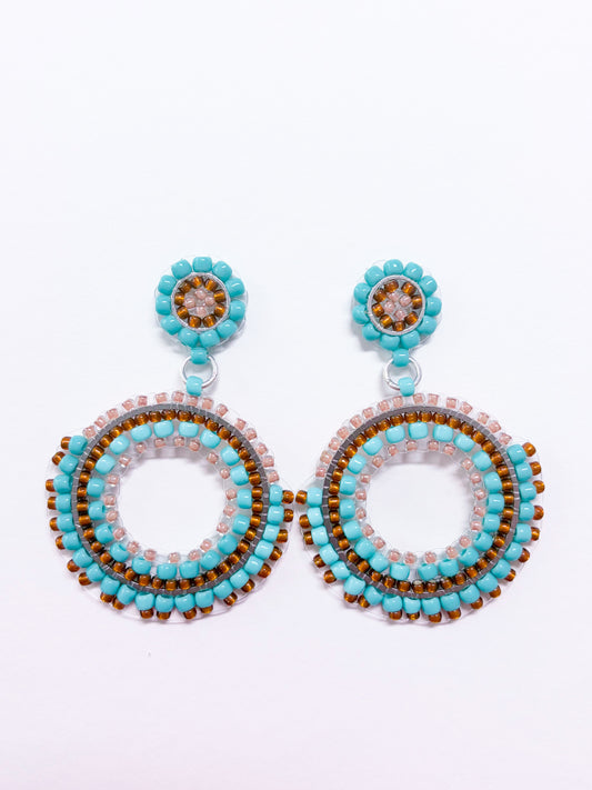 Cleo - beaded earrings
