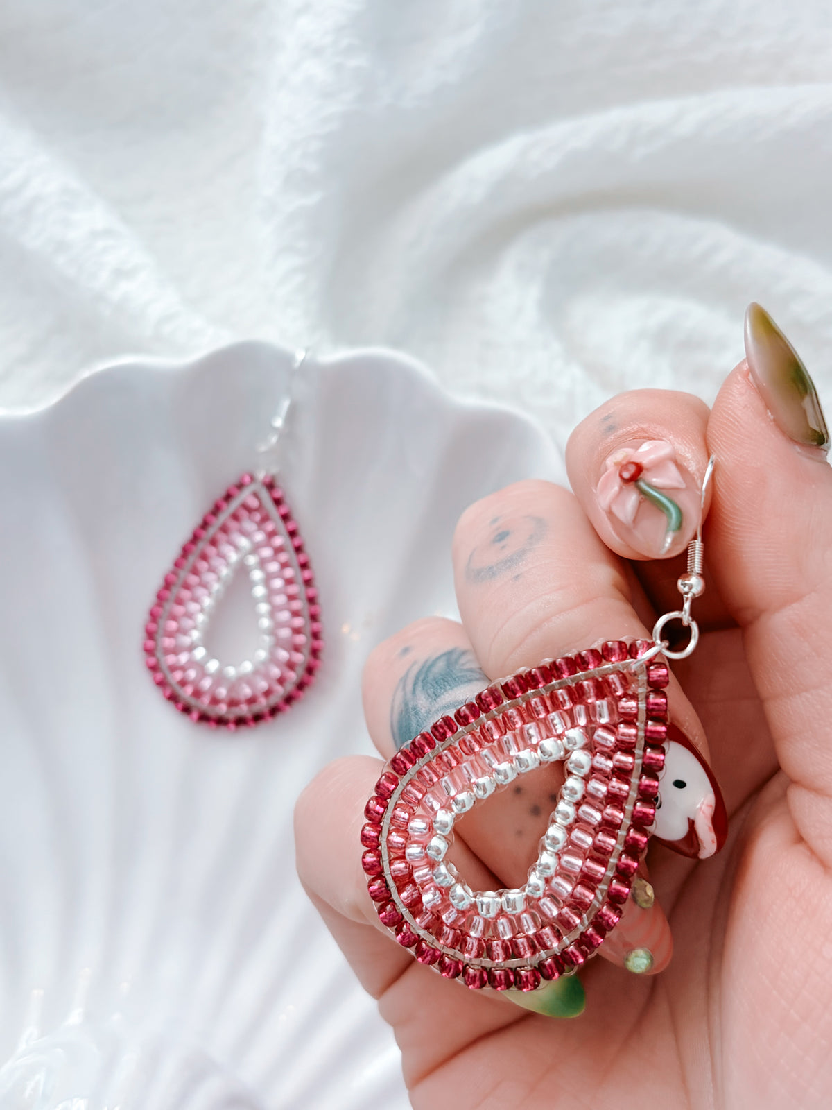 Rosalie - beaded earrings