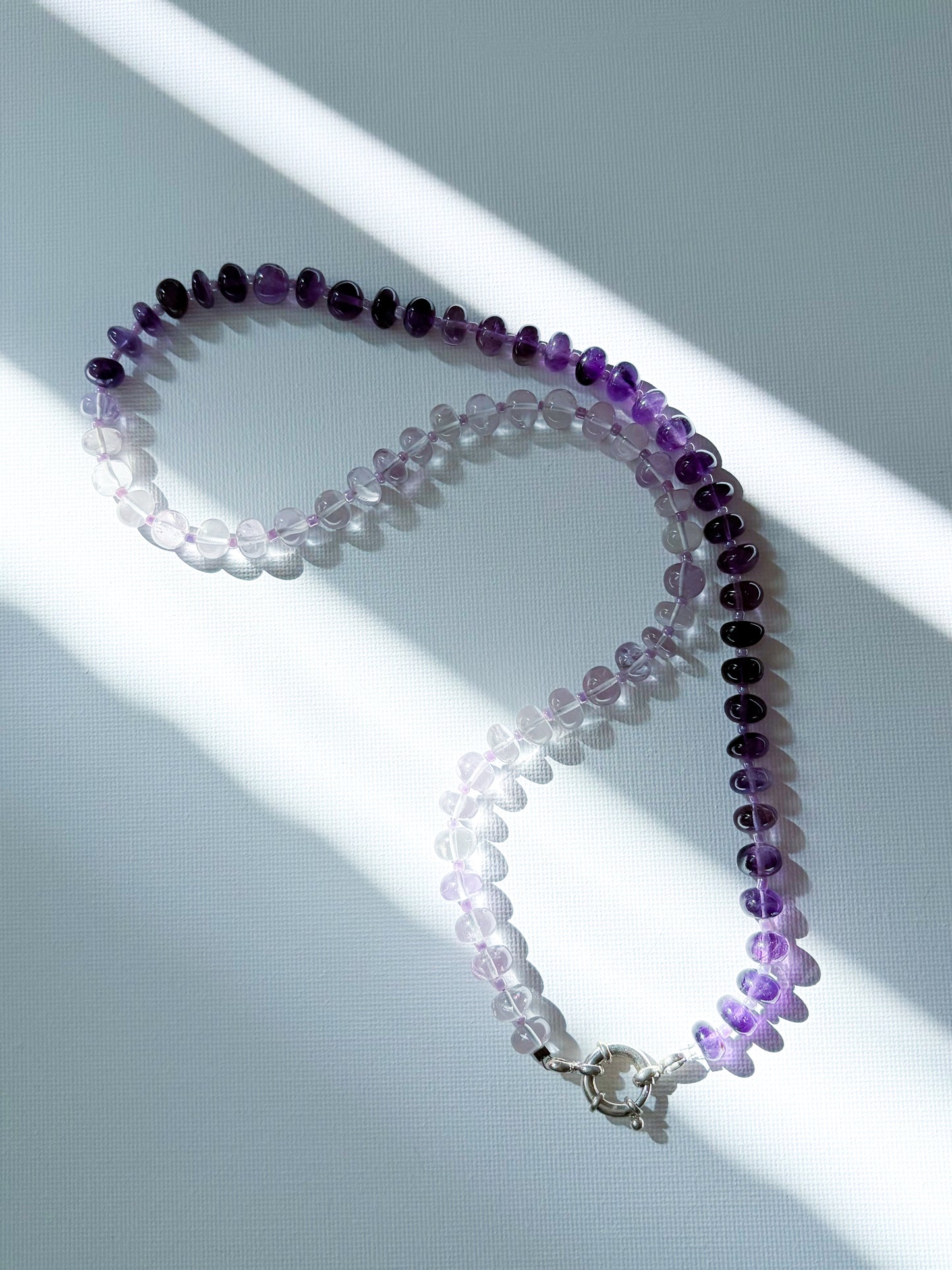 Amethyst - beaded Necklace