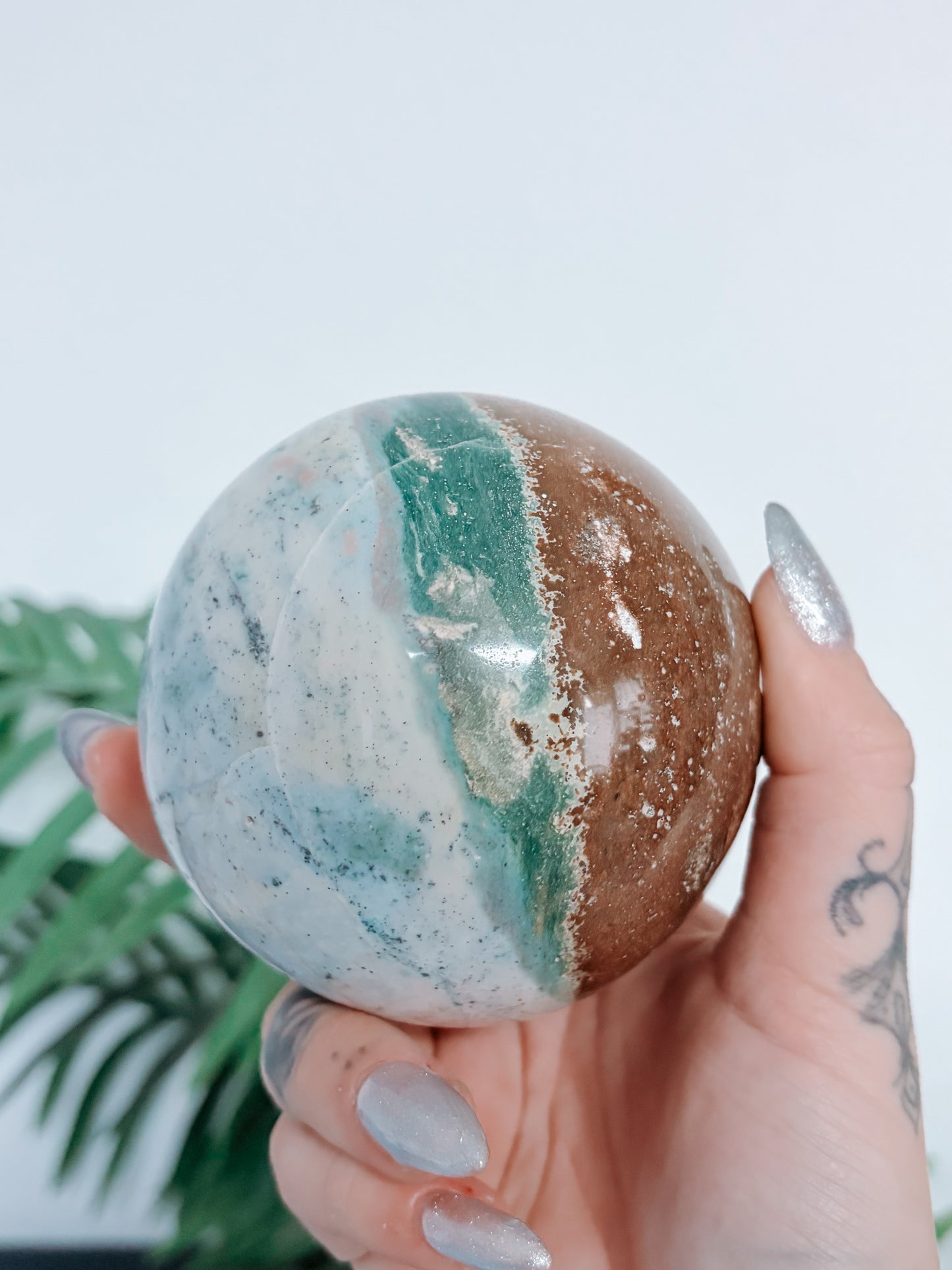 Sea Jasper Sphere