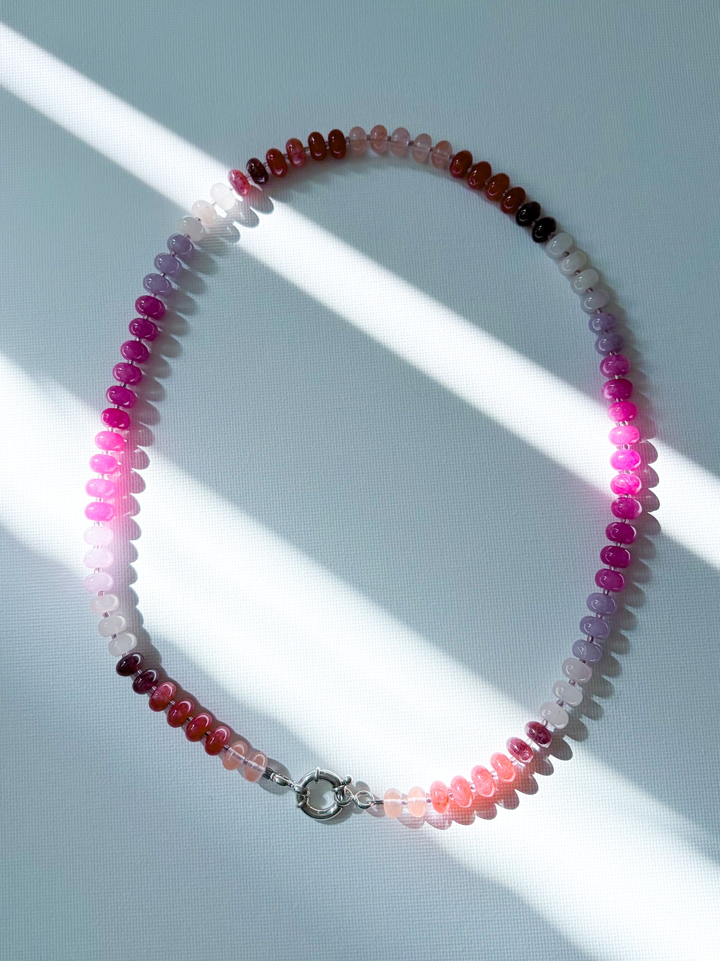 Rose Garden - beaded necklace
