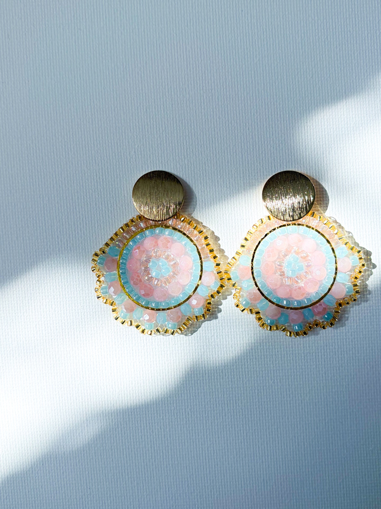 Morgan - beaded earrings