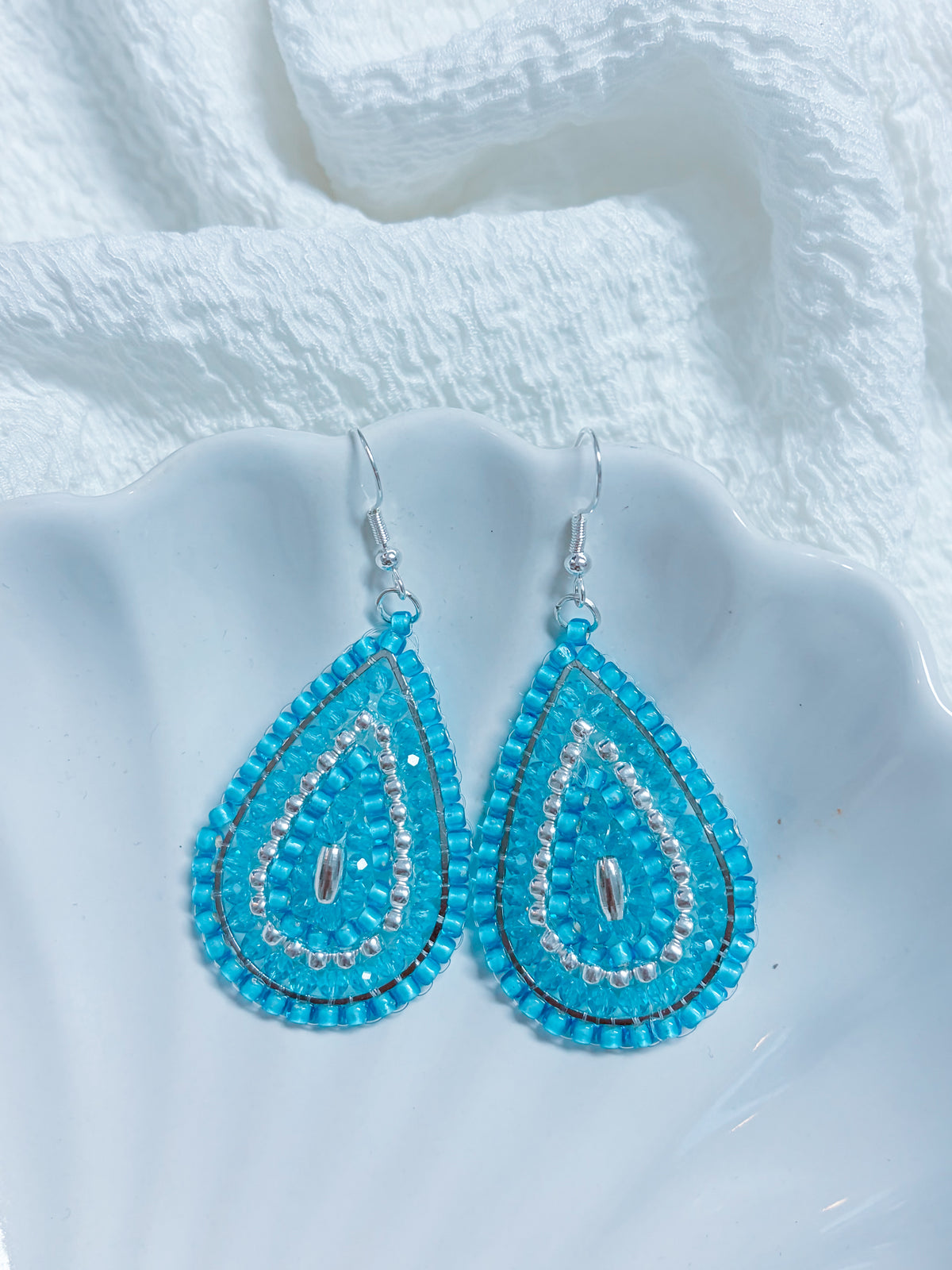 Skyhigh - beaded earrings