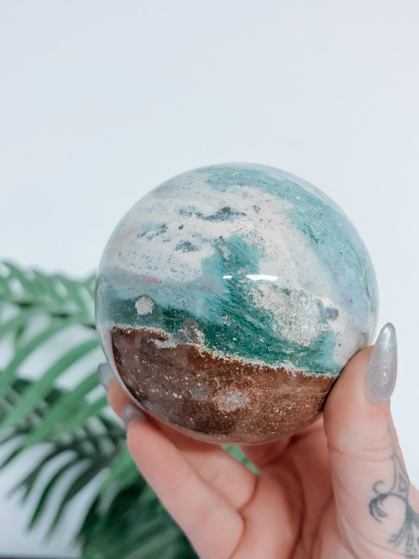Sea Jasper Sphere