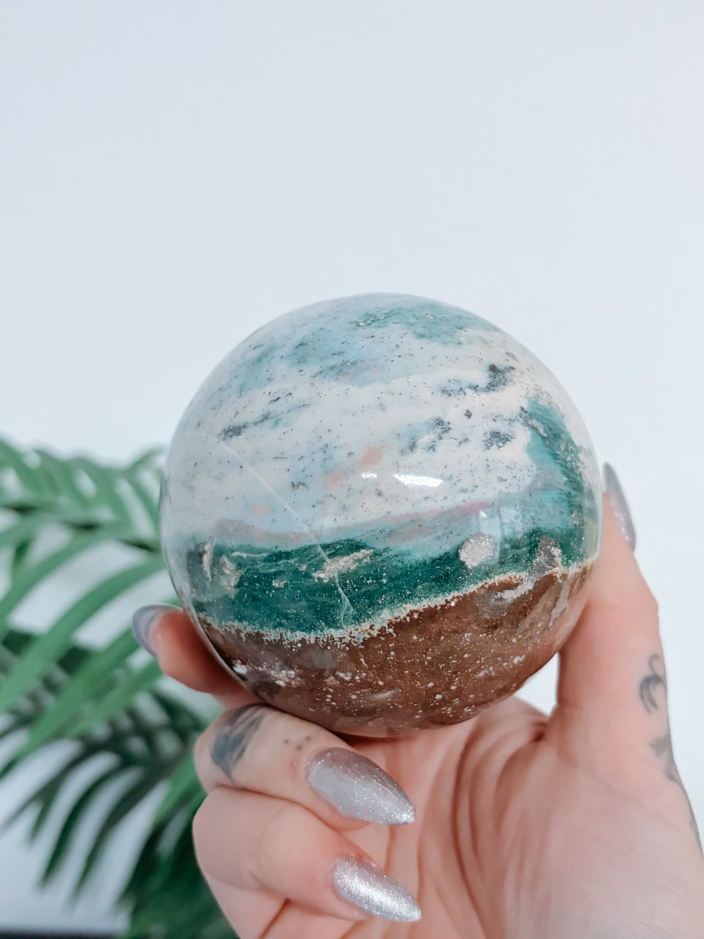Sea Jasper Sphere