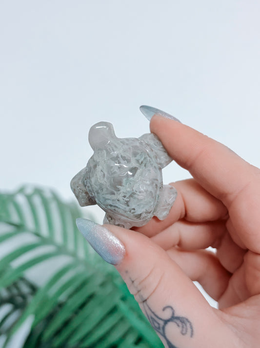 Moss Agate Turtle