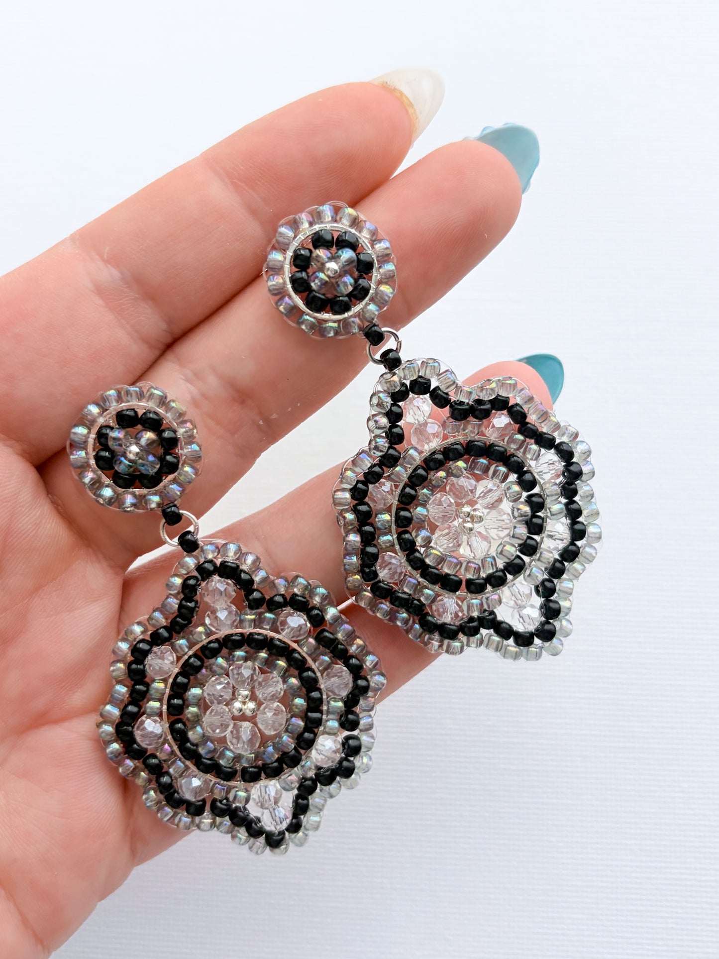 Friday - beaded earrings